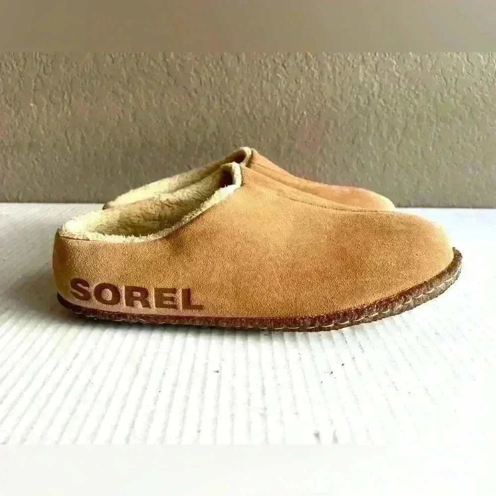 Sorel Slippers Youth US 3 Brown Lanner Ridge Suede II Shoes Kids - Picture 7 of 8